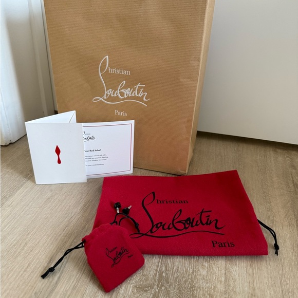 Christian Louboutin Black Patent Heels - Picture 7 of 8